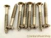 8 CHROME PLATED 32MM SCREWS